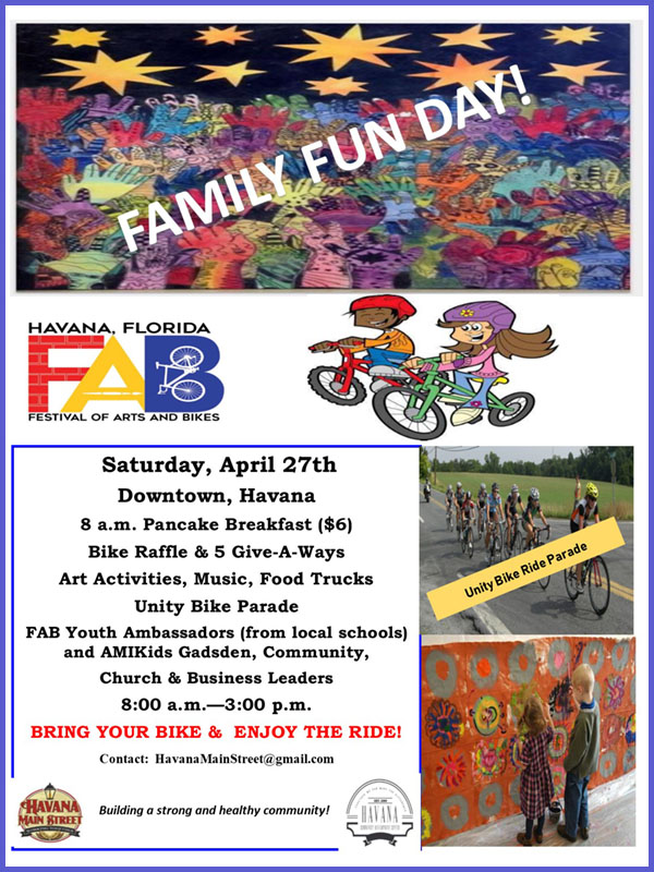 Flyer about family fun day