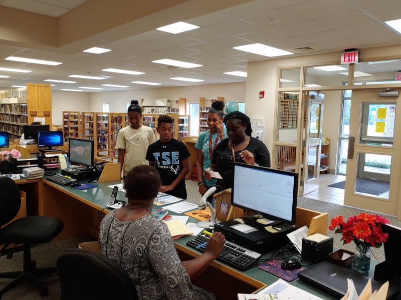 Youth in the library